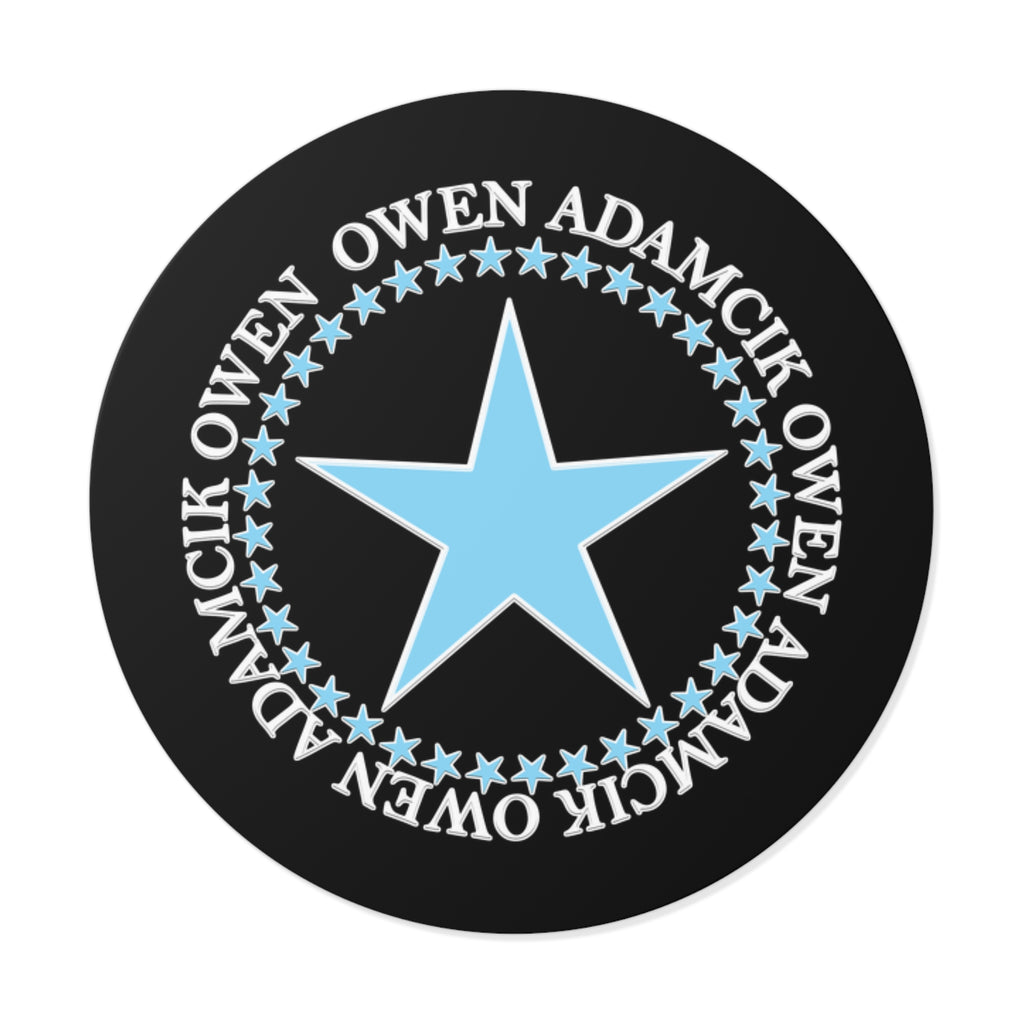 Owen Adamcik Round Sticker
