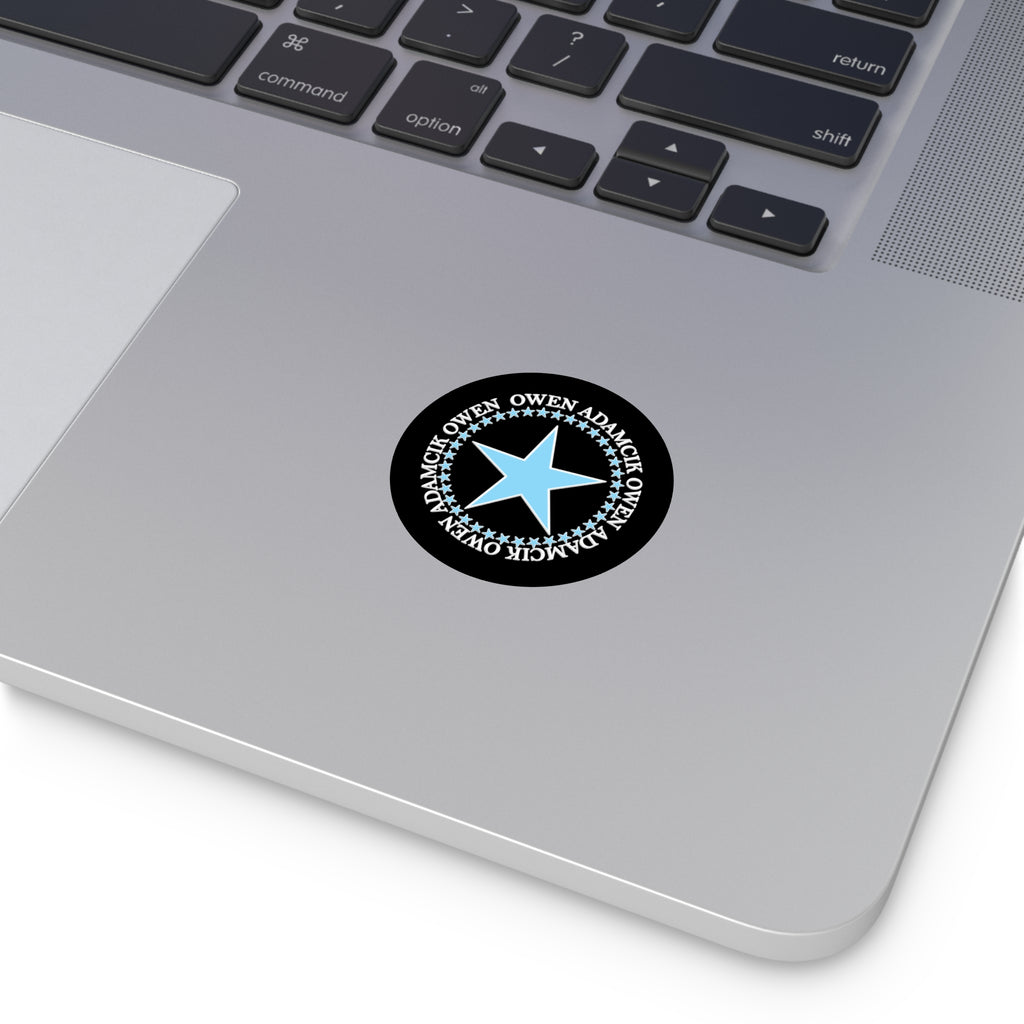 Owen Adamcik Round Sticker