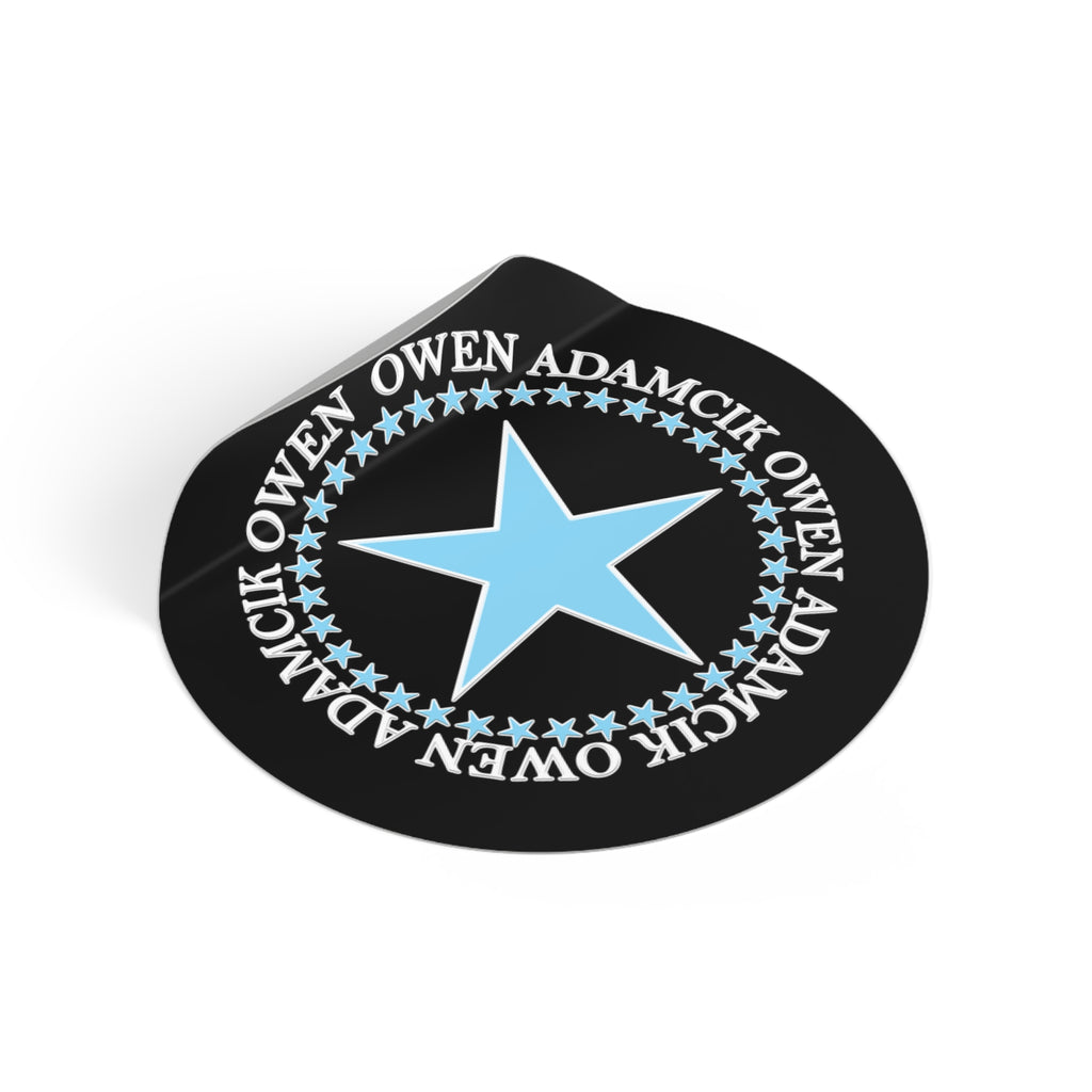 Owen Adamcik Round Sticker
