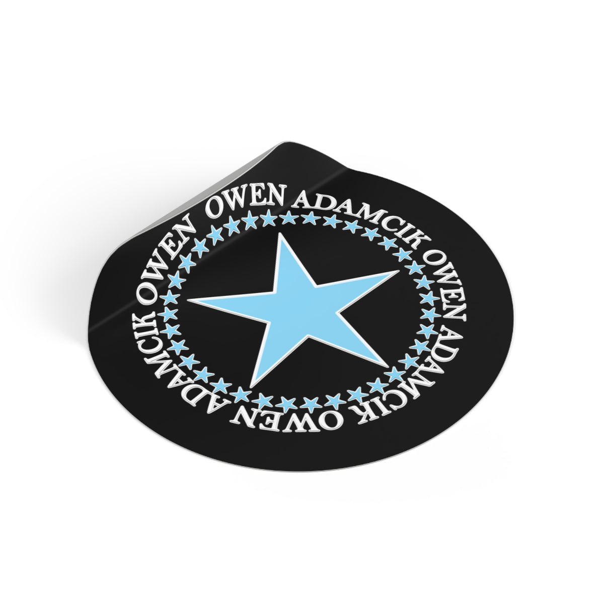 Owen Adamcik Round Sticker